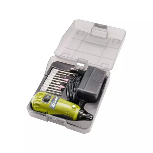 Mini vrtačka/bruska s transformátorem v kufříku EXTOL CRAFT 404121