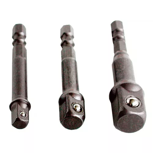 Adaptéry do vrtačky, 1/4"-3/8"-1/2" EXTOL CRAFT 32600