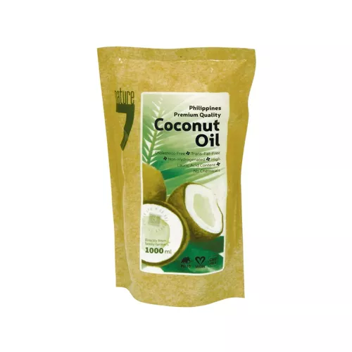 Kokosový olej 1000ml, sáček 1 litr Nature7 564425