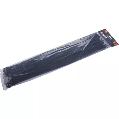 Pásky stahovací na kabely černé, 500x4,8mm, 100ks, nylon pa66 EXTOL PREMIUM 8856168