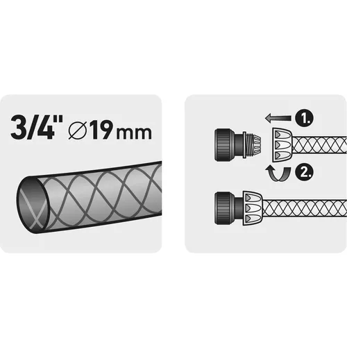 Rychlospojka na hadici, 3/4", mosaz EXTOL PREMIUM 8876003