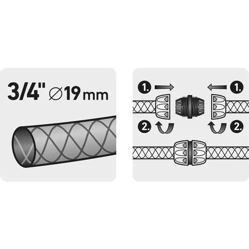 Spojka na hadici, 3/4", mosaz EXTOL PREMIUM 8876012