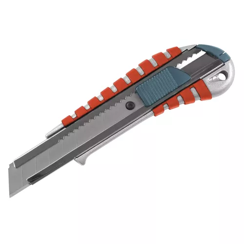 Nůž ulamovací kovový s kovovou výztuhou, 18mm, auto-lock EXTOL PREMIUM 8855012