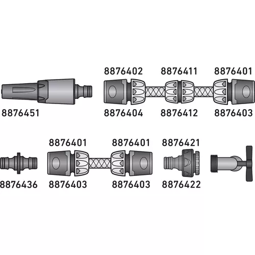 Konektor na kohoutek, 3/4"-1" EXTOL PREMIUM 8876422