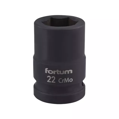 Hlavice nástrčná rázová 3/4", 22mm, l 52mm FORTUM 4703022