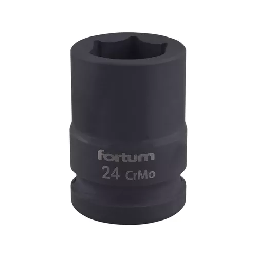 Hlavice nástrčná rázová 3/4", 24mm, l 52mm FORTUM 4703024