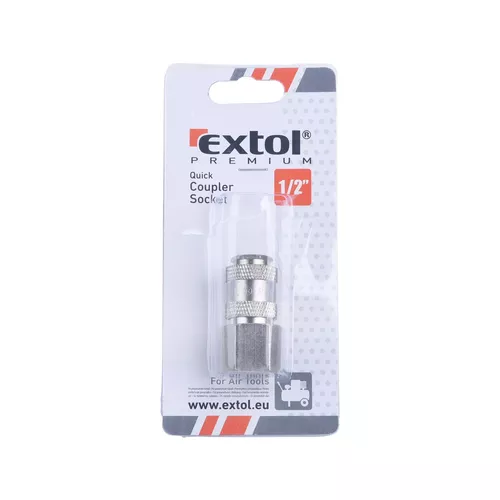 Rychlospojka vzduchová zásuvka s vnitřním závitem, g-1/2" EXTOL PREMIUM 8865116