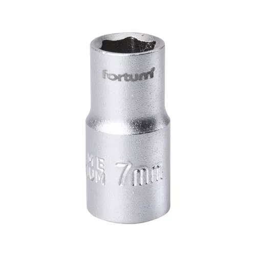 Hlavice nástrčná 1/4", 7mm, l 25mm FORTUM 4701407