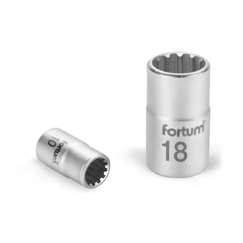 Hlavice nástrčná multilock 1/4", 4mm, l 25mm FORTUM 4701102