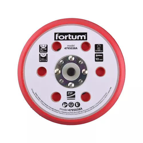 Nosič kotoučů, suchý zip, ⌀150mm FORTUM 4795038A