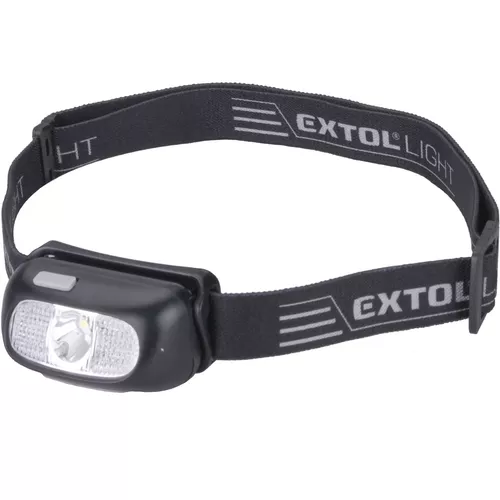 Čelovka 130lm cree xpg, usb nabíjení, dosvit 40m, 5w cree xpg led EXTOL LIGHT 43181