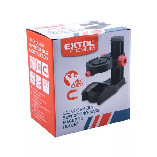 Držák-stativ nastavitelý, magnetický na laser/kameru, 1/4' šroub EXTOL PREMIUM 8823920