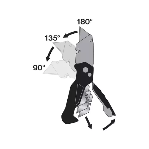 Nůž zavírací s výměnným břitem a zásobníkem, 19mm FORTUM 4780031