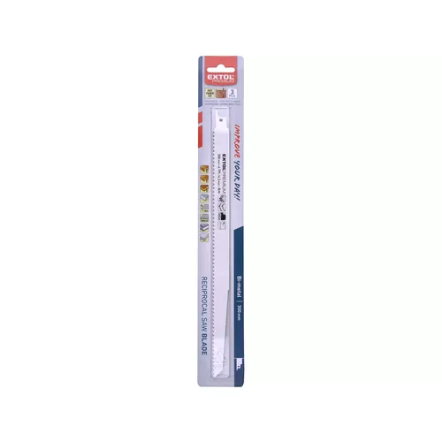 Plátky do pily ocasky 3ks, 300x19x1,25mm, bi-metal EXTOL PREMIUM 8806200