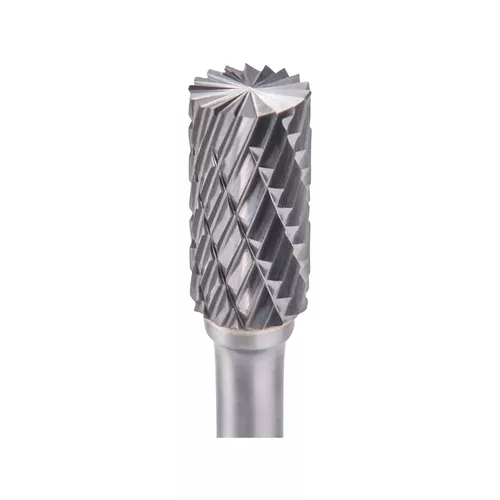 Fréza karbidová, válcová s čelním ozubením, pr.10x20mm/stopka 6mm,sek střední (double-cut) EXTOL INDUSTRIAL 8703714