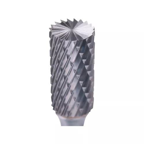 Fréza karbidová, válcová s čelním ozubením, pr.12x25mm/stopka 6mm,sek střední (double-cut) EXTOL INDUSTRIAL 8703715
