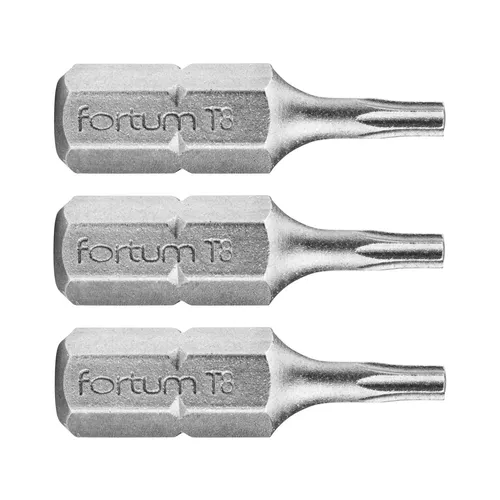 Hrot torx, sada 3ks, t 8x25mm, s2 FORTUM 4741408