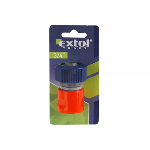 Oranžovo/modrá rychlospojka na hadici, 3/4" EXTOL CRAFT 70103-R1