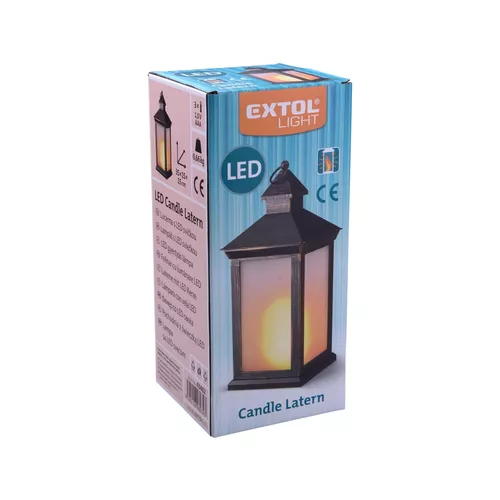 Lucerna led s plamenem EXTOL LIGHT 43402