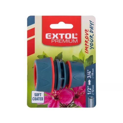 Spojka na hadici, 1/2" - 3/4" EXTOL PREMIUM 8876413