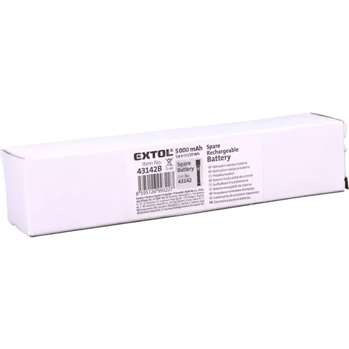 Baterie náhradní, 7,4v, 5000mah EXTOL LIGHT 43142B