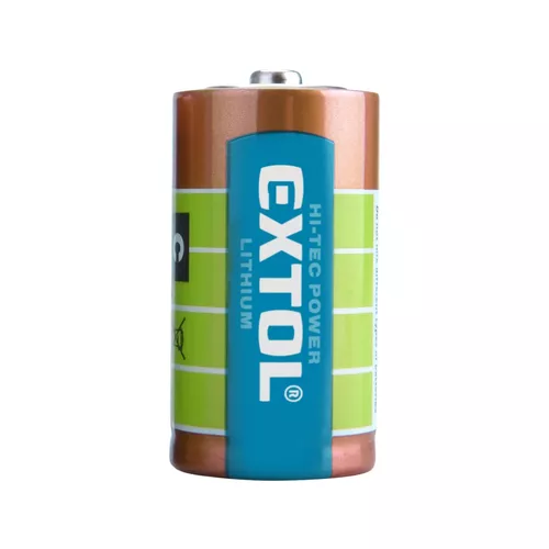 Baterie lithiová, 3v (cr123a), 1600mah EXTOL ENERGY 42030