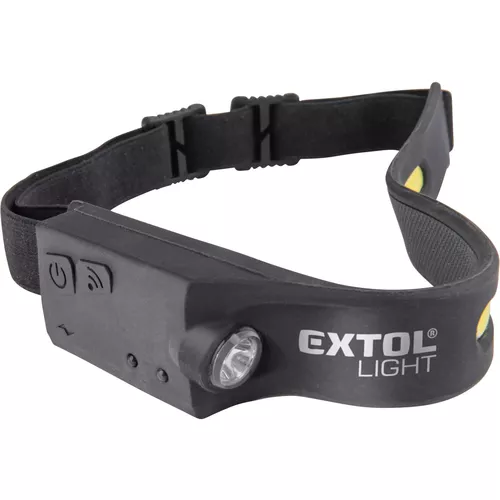 Čelovka 350lm, usb nabíjení, s ir čidlem, cob, xpe led EXTOL LIGHT 43186