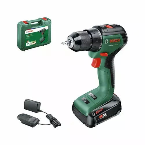 Akumulátorový dvourychlostní vrtací šroubovák UniversalDrill 18V-60 BOSCH 06039D7001