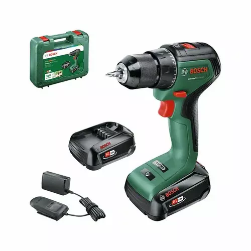 Akumulátorový dvourychlostní vrtací šroubovák UniversalDrill 18V-60 BOSCH 06039D7002