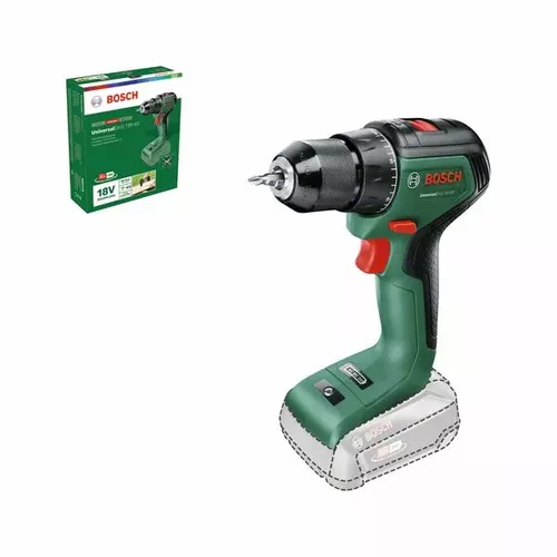 Akumulátorový dvourychlostní vrtací šroubovák UniversalDrill 18V-60 BOSCH 06039D7000