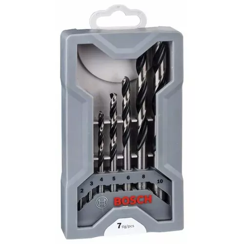 Sada spirálových vrtáků HSS PointTeQ, Mini-X-Line 2–8 mm, 7 kusů  BOSCH 2608577347