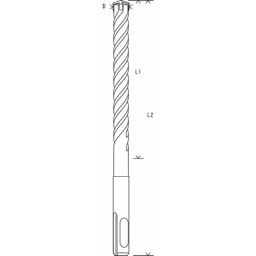 Vrták do kladiv SDS plus-5X BOSCH 2608836632