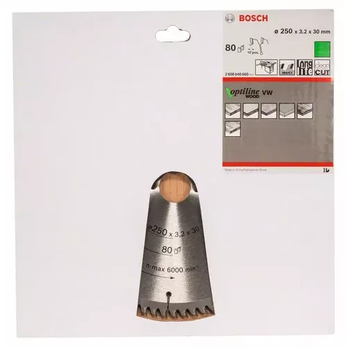 Pilový kotouč Optiline Wood BOSCH 2608640660