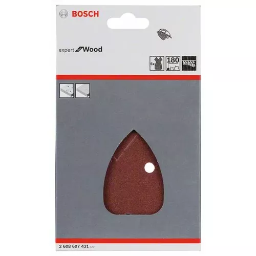 5dílná sada brusných papírů C430 BOSCH 2608607431