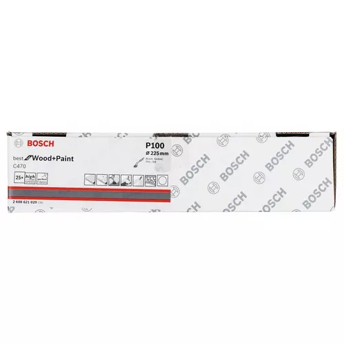 Brusný papír C470, balení 25 ks BOSCH 2608621029