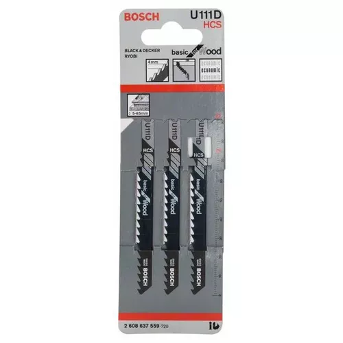 Pilový plátek do kmitací pily U 111 D BOSCH 2608637559