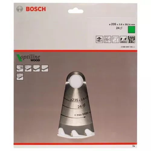 Pilový kotouč Optiline Wood BOSCH 2608640725