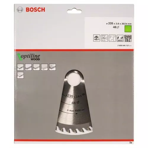 Pilový kotouč Optiline Wood BOSCH 2608640727