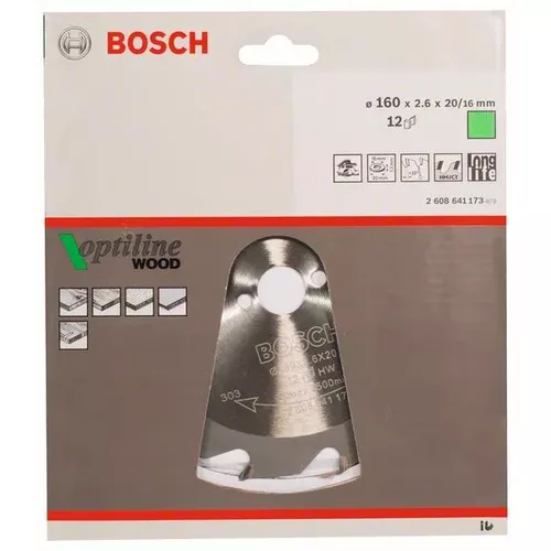 Pilový kotouč Optiline Wood BOSCH 2608641173