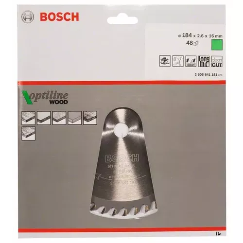 Pilový kotouč Optiline Wood BOSCH 2608641181