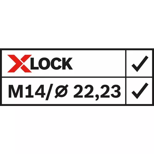 Plochý řezný kotouč Standard for Inox systému X-LOCK 115×1×22,23 mm BOSCH 2608619261