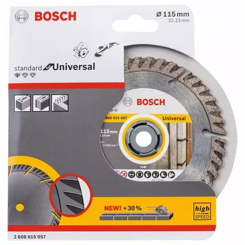 Diamantový dělicí kotouč Standard for Universal 115 × 22,23  BOSCH 2608615057
