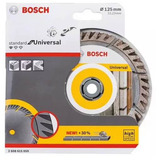 Diamantový dělicí kotouč Standard for Universal 125 × 22,23  BOSCH 2608615059