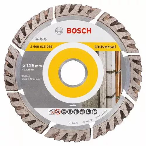 Diamantový dělicí kotouč Standard for Universal 125 × 22,23 BOSCH 2608615059