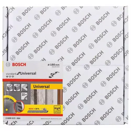 Diamantový dělicí kotouč Standard for Universal 180 × 22,23 (balení 10 ks)  BOSCH 2608615064