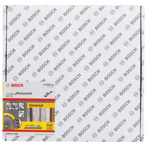Diamantový dělicí kotouč Standard for Universal 230 × 22,23 (balení 10  ks)  BOSCH 2608615066