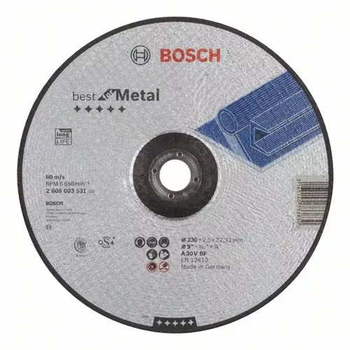 Dělicí kotouč profilovaný Best for Metal  BOSCH 2608603531