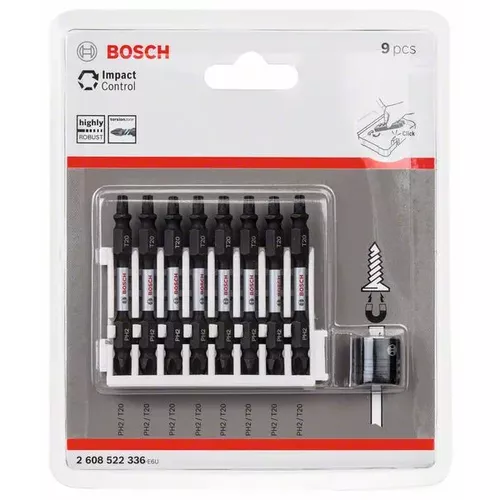 Sada šroubovacích bitů Impact Control, 9 ks BOSCH 2608522336