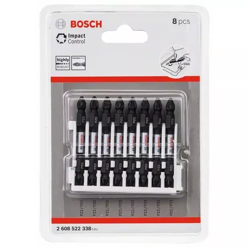 Sada šroubovacích bitů Impact Control, 8 ks BOSCH 2608522338