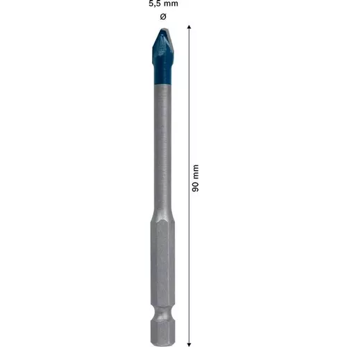 Vrták do dlažby EXPERT HEX-9 HardCeramic 5,5 × 90 mm BOSCH 2608901683